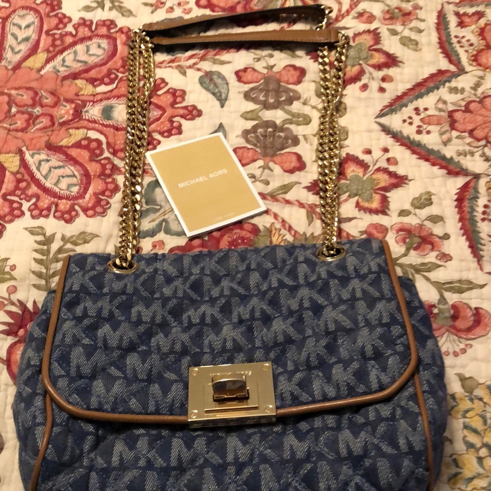 Denim Michael Kors bag